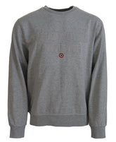 Aeronautica Militare Gray Men Pullover Sweatshirt Sweater -   -  Aeronautica Militare.